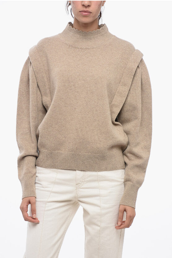 Shop Isabel Marant Etoile Half-neck Sweater With Shouders Detail