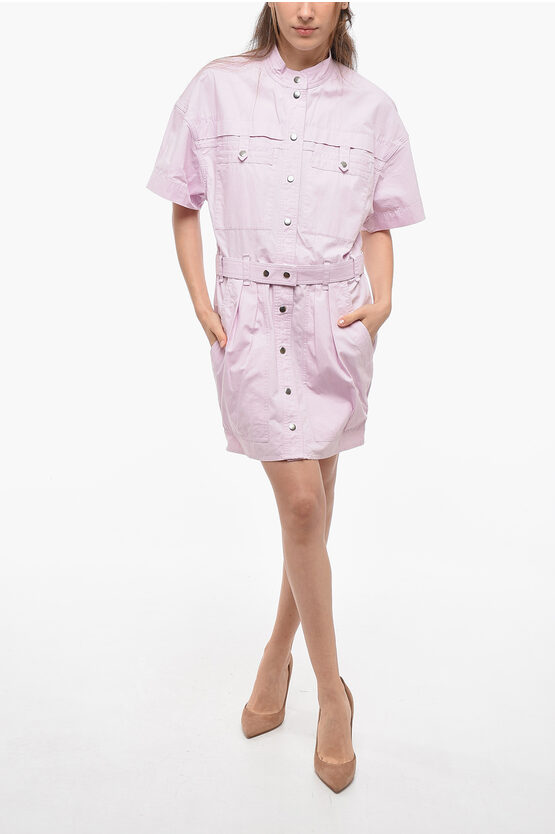 Shop Isabel Marant Etoile Multipocket Rime Dress With Belt