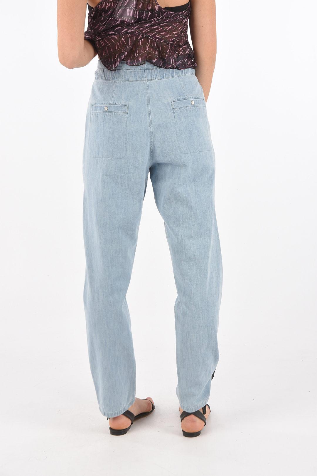 Isabel Marant ETOILE Paper Bag Waist MUARDO Jeans women - Glamood