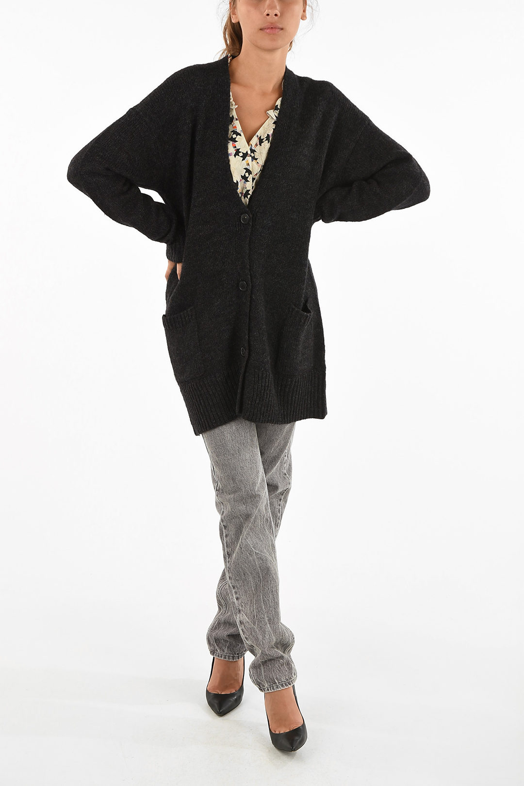 boucle cardigan