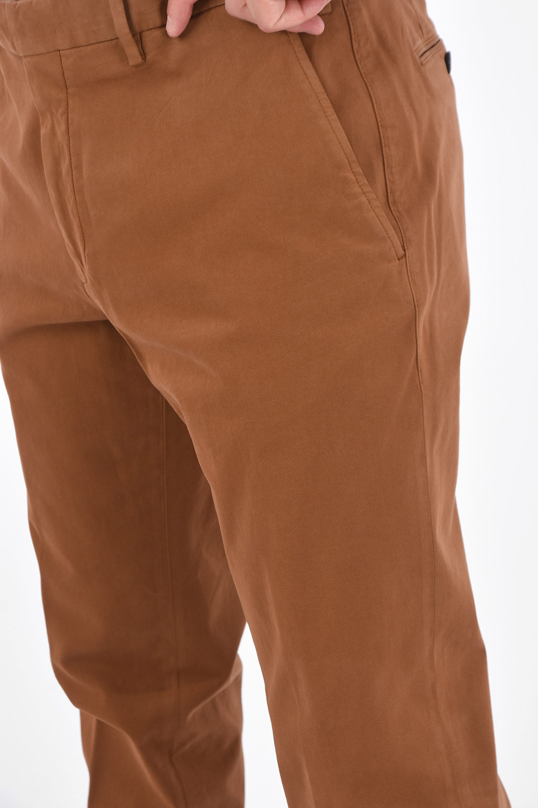 Eileen Fisher Organic Stretch Cotton Twill Slim Ankle Pants | Bloomingdale's