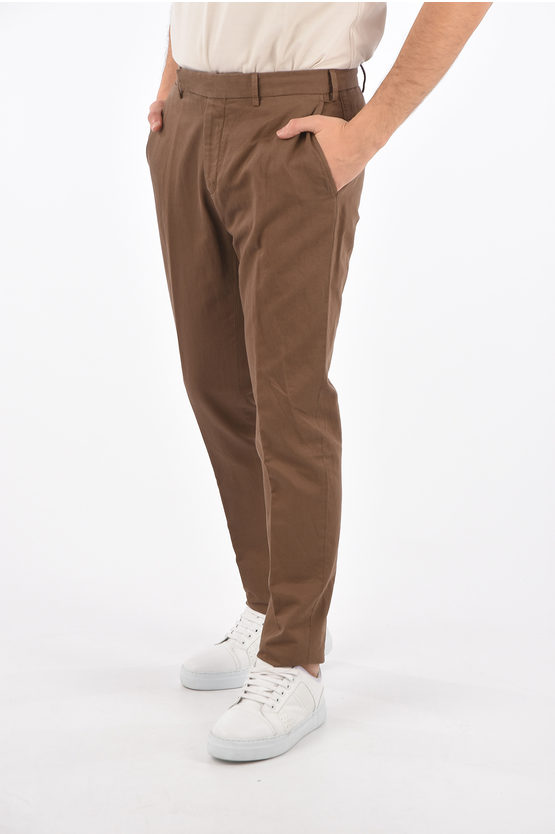 Ermenegildo Zegna EZ LUXURY cotton and linen chinos pants men Glamood