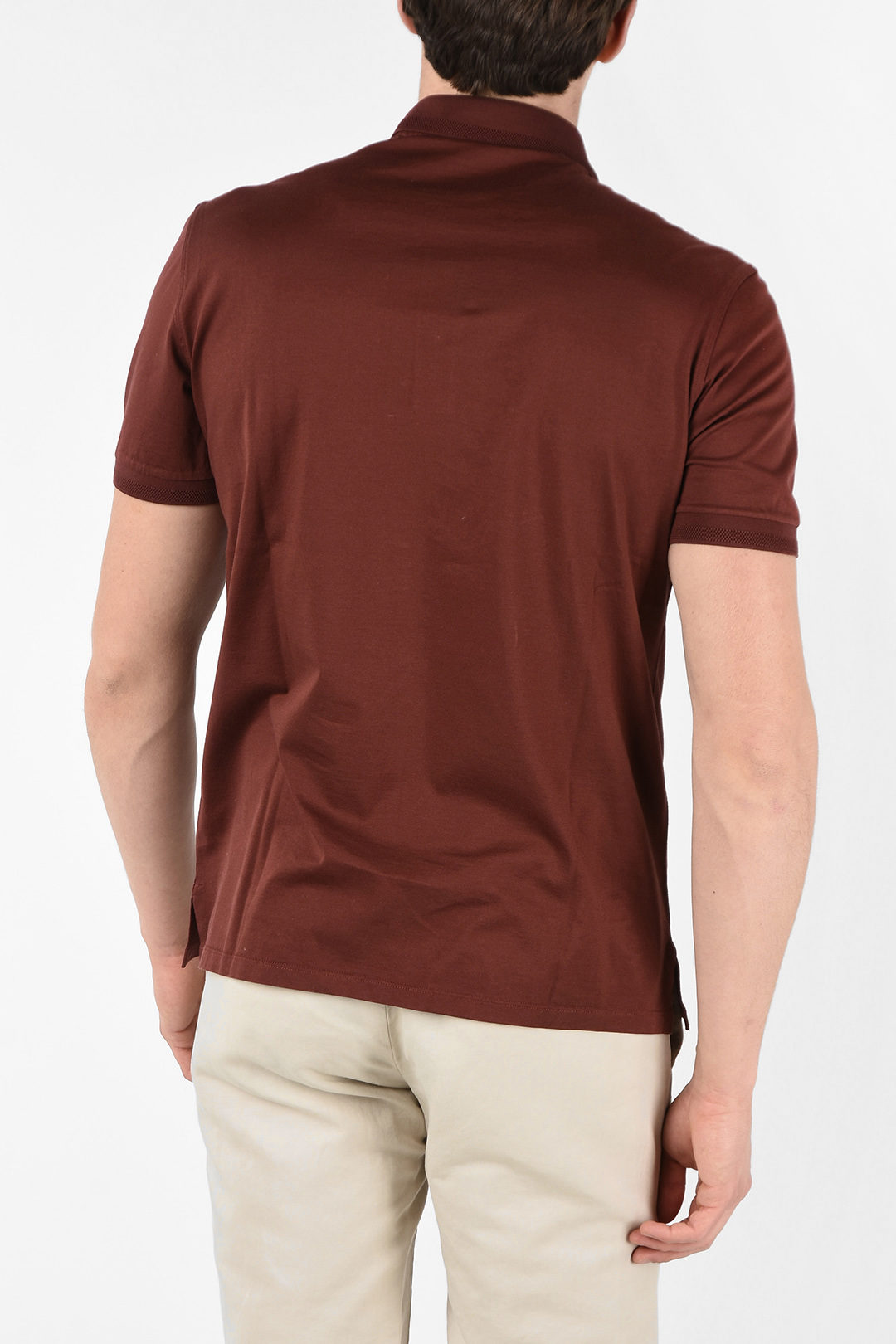 Logo-print cotton polo shirt Farfetch Kleidung Tops & Shirts Shirts Poloshirts 
