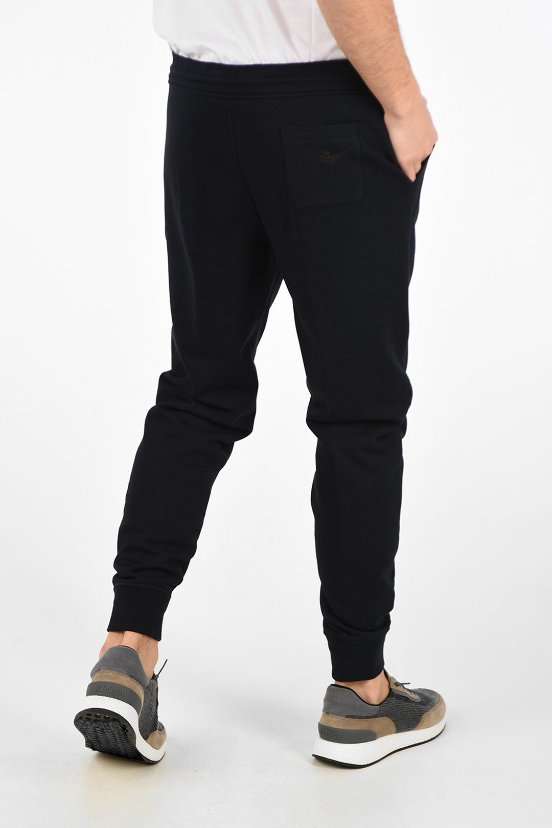 Experience Luxury in our Men's Black Leather Jogging Pants- ChersDelights  Leather Apparel