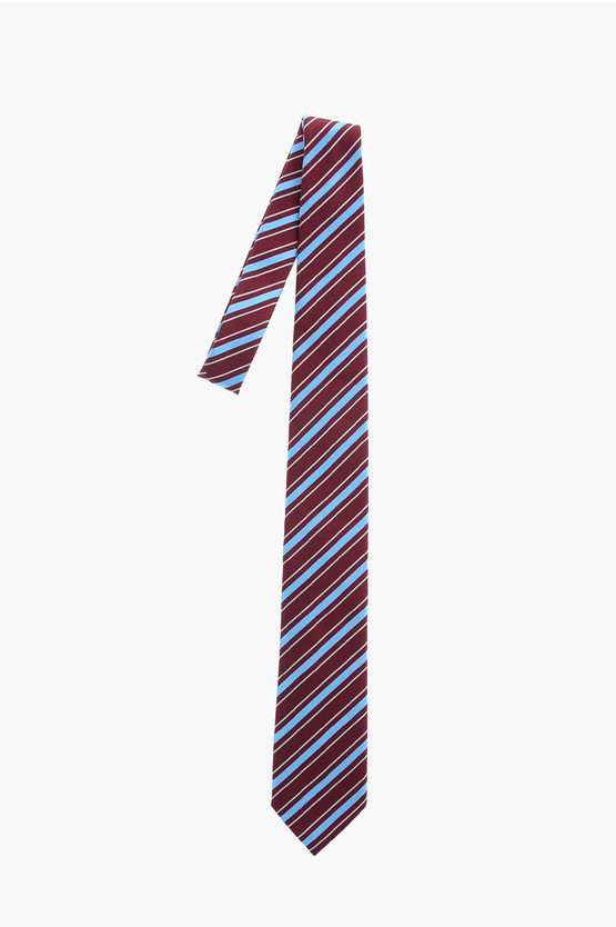 Ermenegildo Zegna Ez Tailoring Striped Tie In Multi