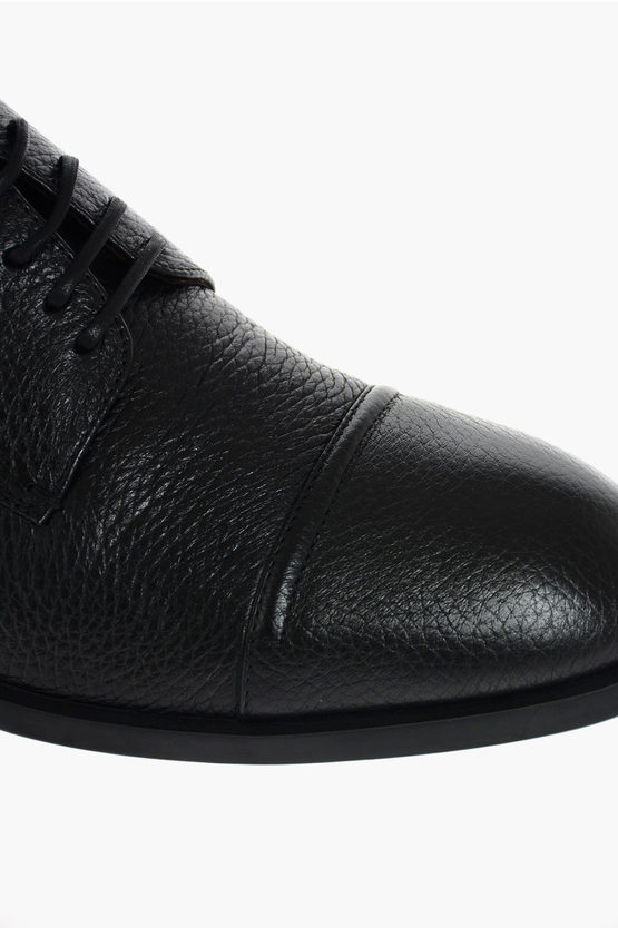 EZ TAILORING Textured Leather Derby