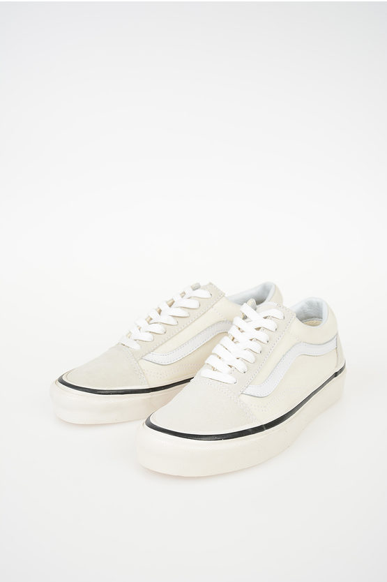 Vans Fabric And Leather Old Skool Trainers In White
