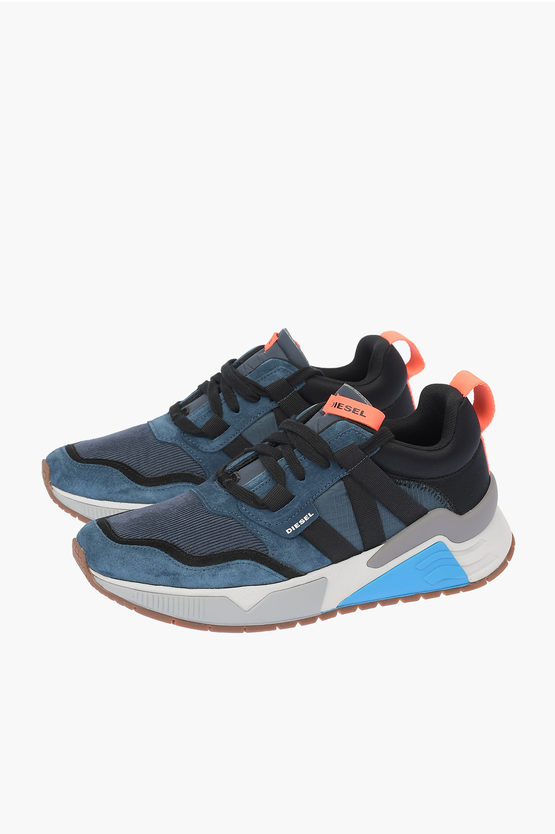 Diesel Fabric and Leather S-BRENTHA WL Sneakers men - Glamood Outlet