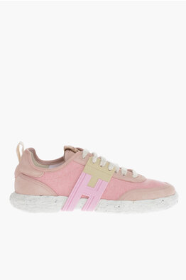 Outlet Hogan Flat Sneakers Pink sale Glamood Outlet