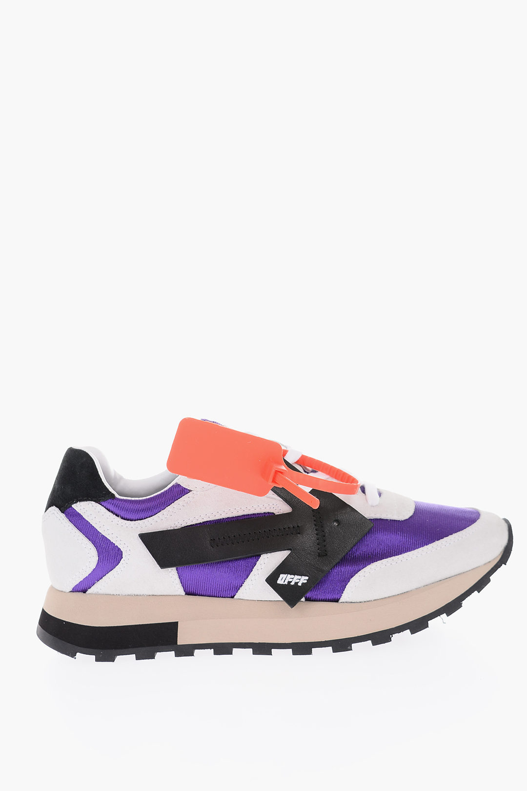 Off-White fabric and suede leather HG RUNNER sneakers with contrasting ...