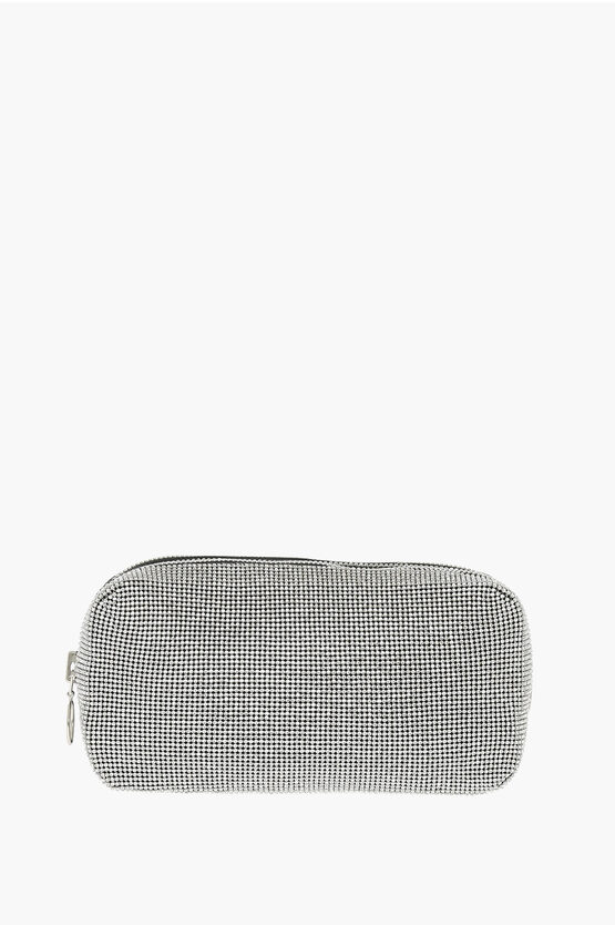 Shop Kara Fabric Belt Bag With Rhinestone Embellishment