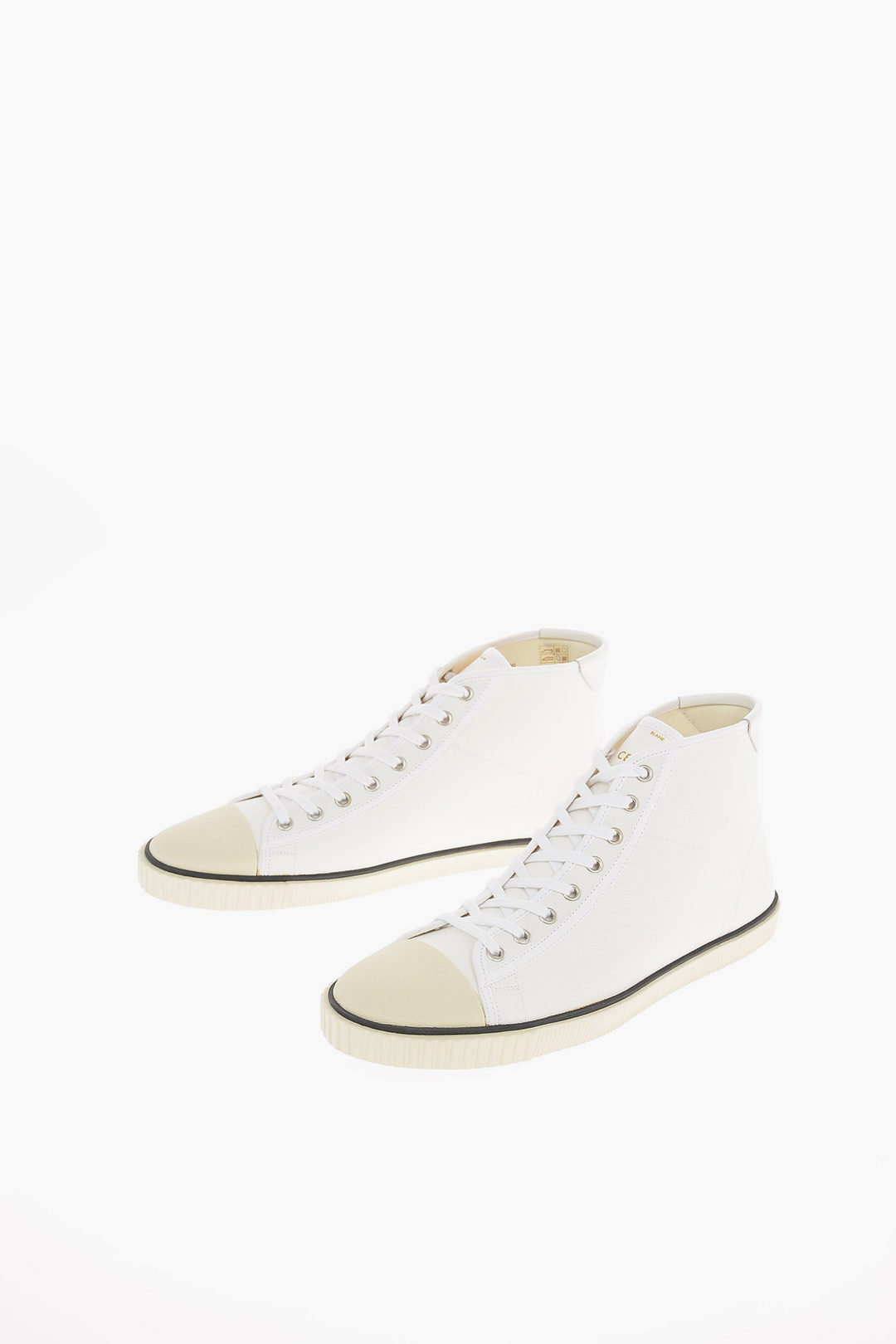 Celine Fabric BLANK High Top Sneakers men - Glamood Outlet