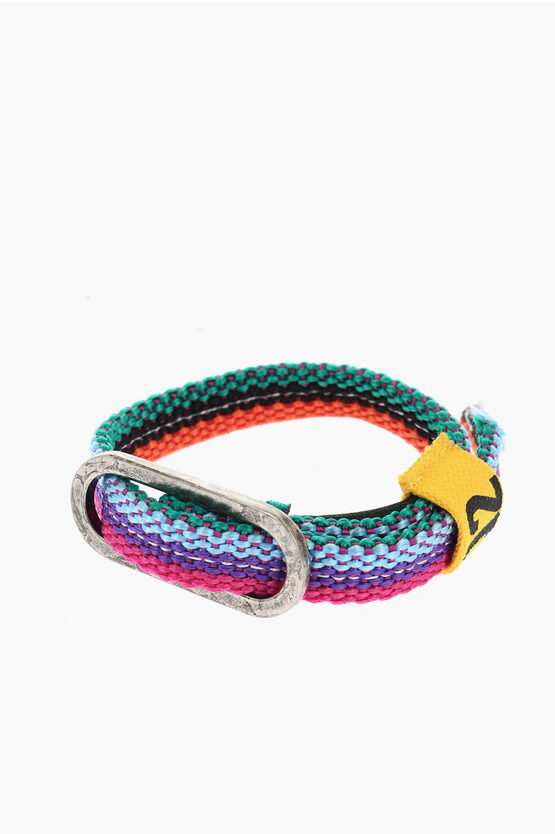 Fabric Bracelet Wit… - image