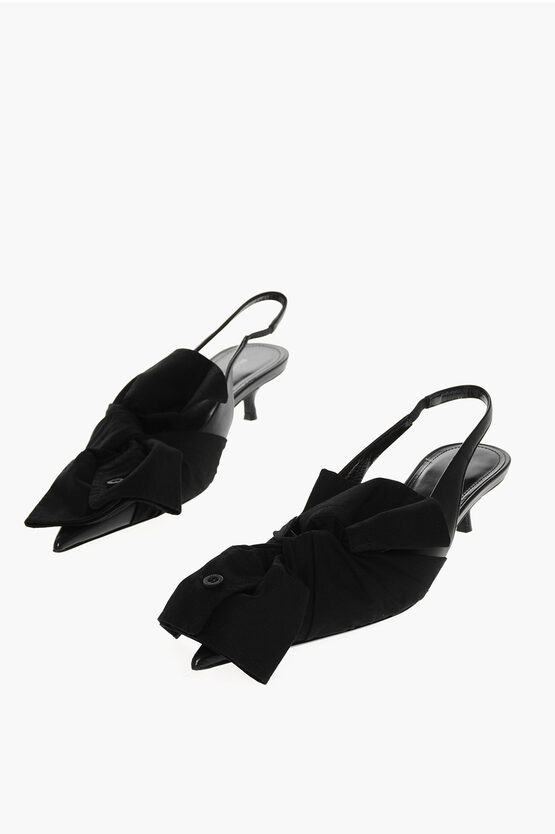 Balenciaga Knife Chemise Pumps Black In Multi