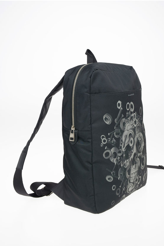 Alexander McQueen Fabric Printed SKULL Backpack men