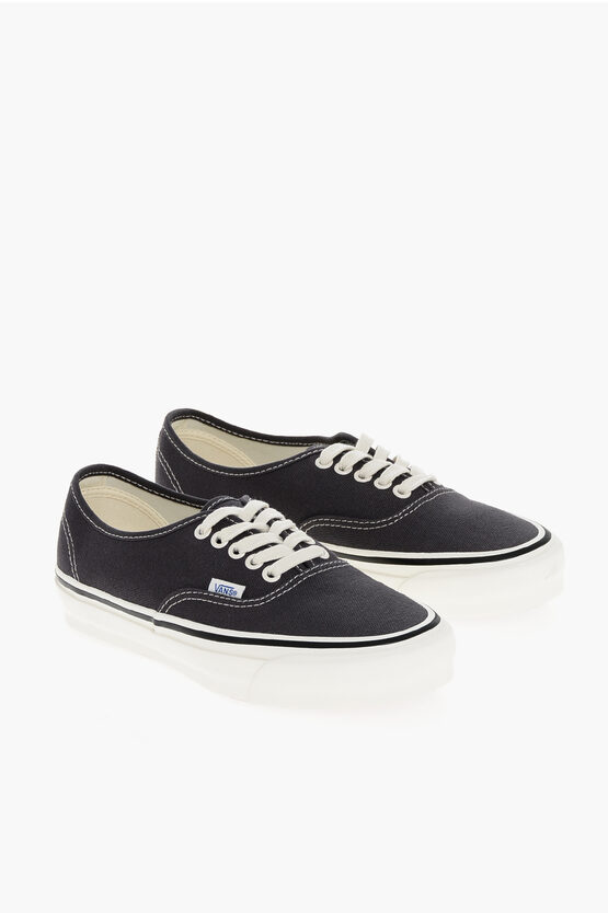 Vans Fabric Reissue 44 Low Top Sneakers With Contrasting Sole In Blue