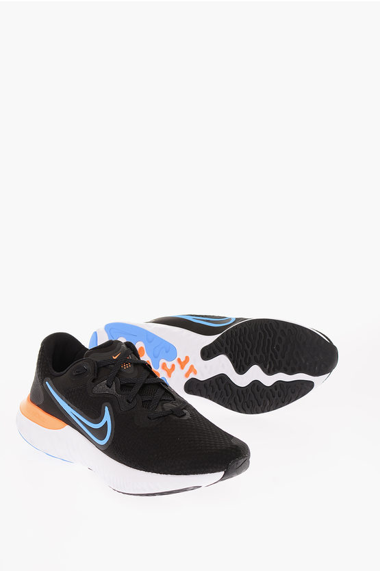 Nike Fabric Renew Run 2 Sneakers In Black