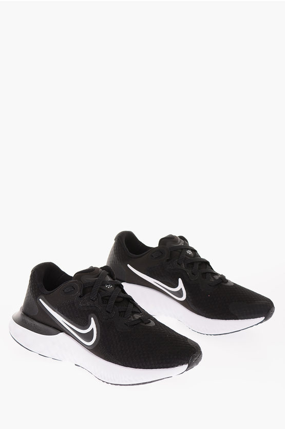 Nike Fabric Renew Run 2 Sneakers In Black