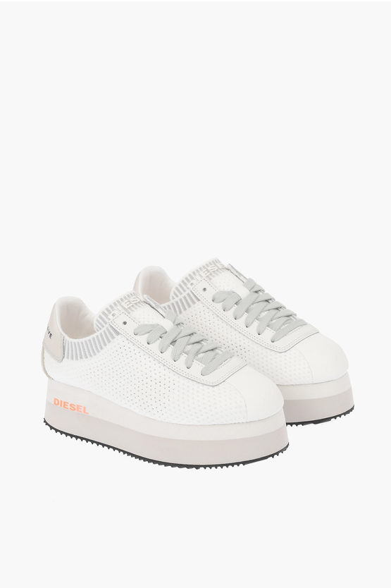 DIESEL S-PYAVE WEDGE ブラック 24cm【厚底】 中古・古着通販】DIESEL (ディーゼル) S Pyave Wedge Trainers