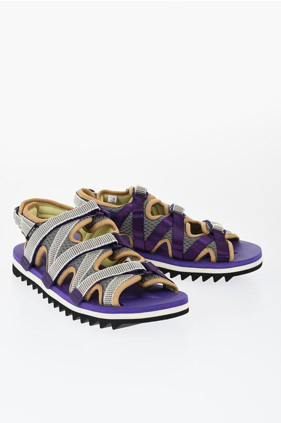 Suicoke Fabric Sandals With Touch Strap Closure