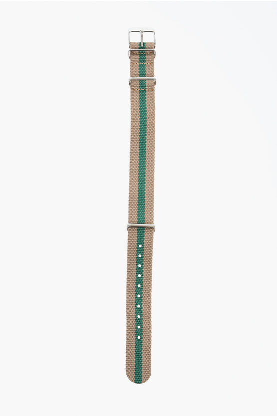 Timex Fabric Slip-through Watch Strap With Silver Buckle 20mm