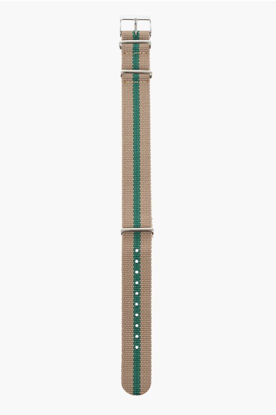 Timex Fabric Slip-through Watch Strap With Silver Buckle 20mm