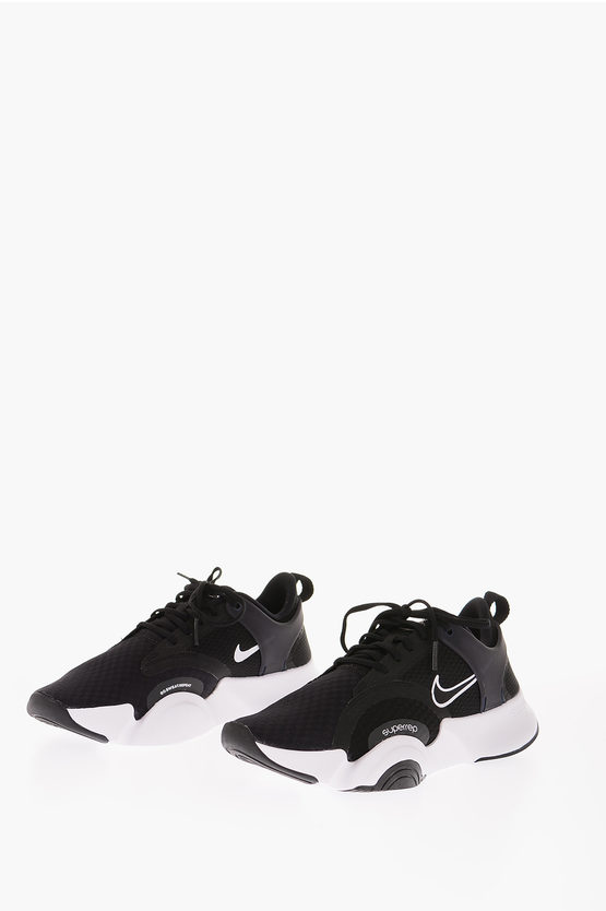 Nike Fabric Superrep Go 2 Sneakers In Black