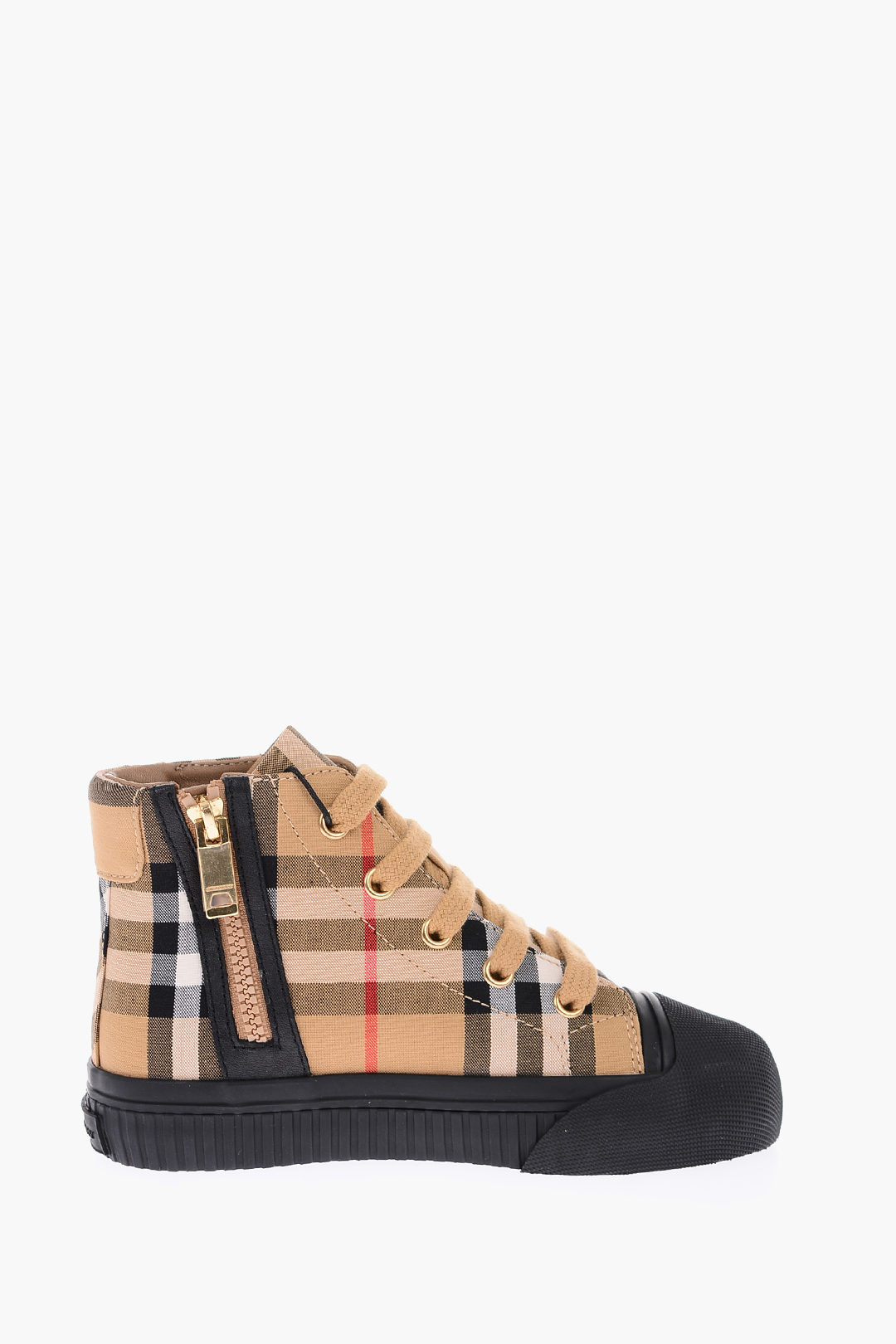 Burberry KIDS Fabric Tartan Sneakers unisex children boys girls Glamood Outlet