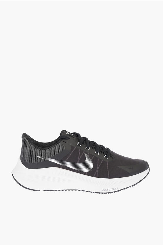 Nike Zoom Winflo 8 Low-top Sneakers In Black