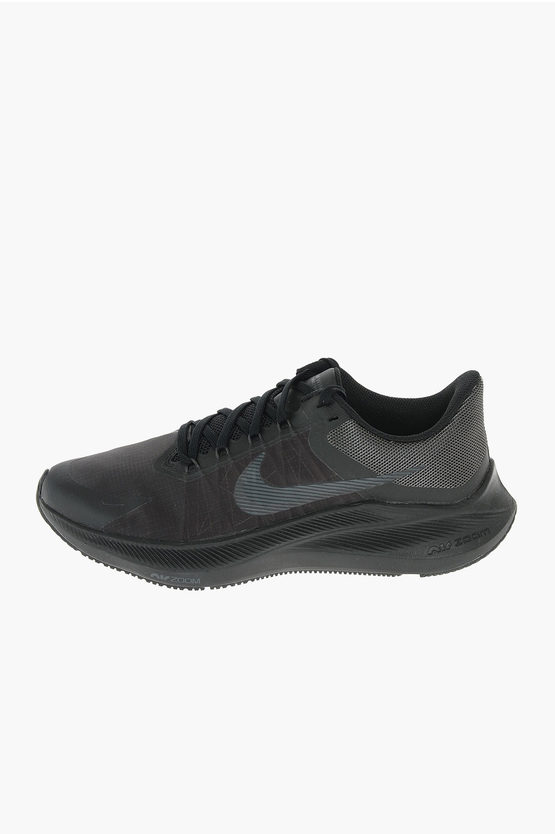 Nike Fabric Zoom Winflo 8 Sneakers In Black