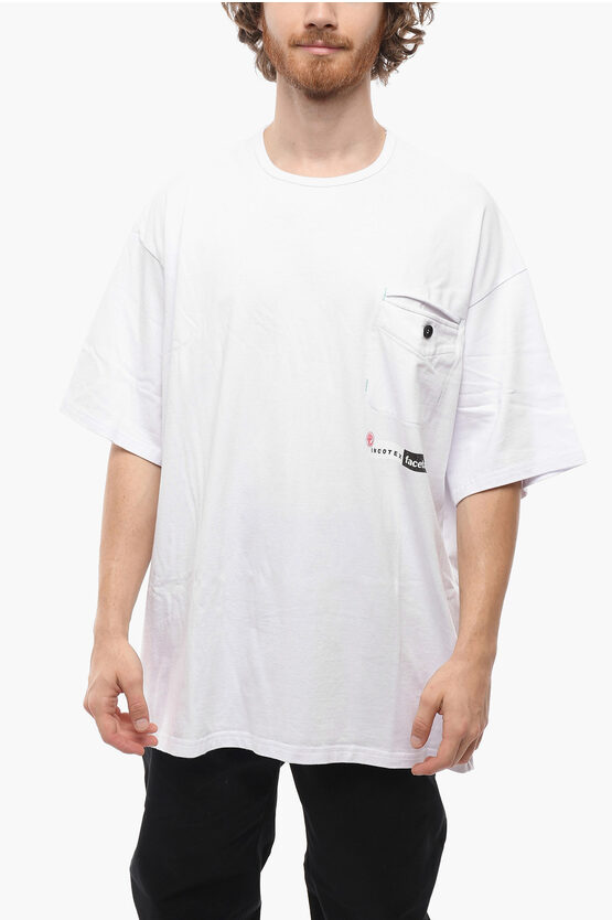 Incotex Logo-print Cotton T-shirt In Weiss