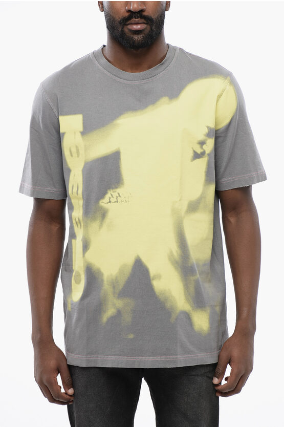 Diesel Faded Effect T-just-n13 Crewneck T-shirt