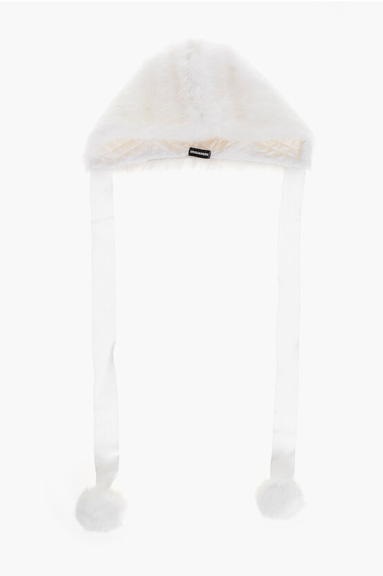 Faux Fur Beanie Siz…