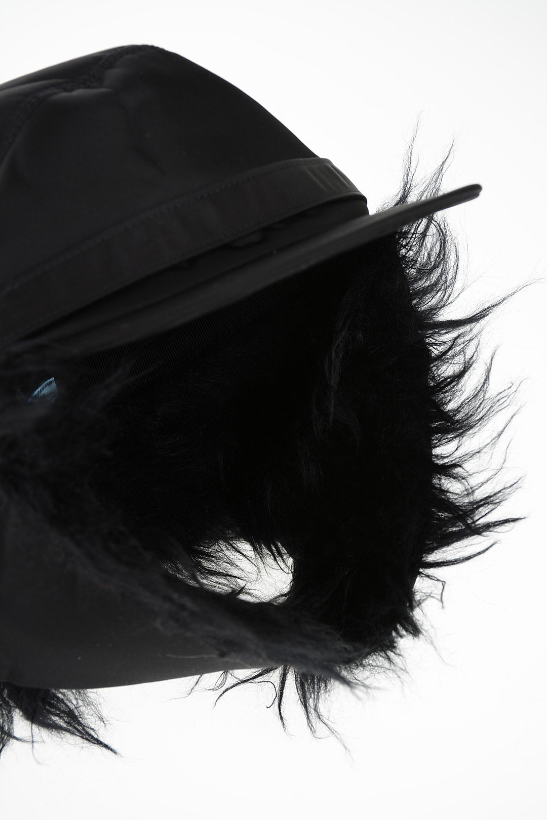 【BLACKPURPLE】24FW★ Milky Soft Angora Trooper Hat Bright Nylon Faux Fur Trooper Hat | Neck Flap/Trooper Hat