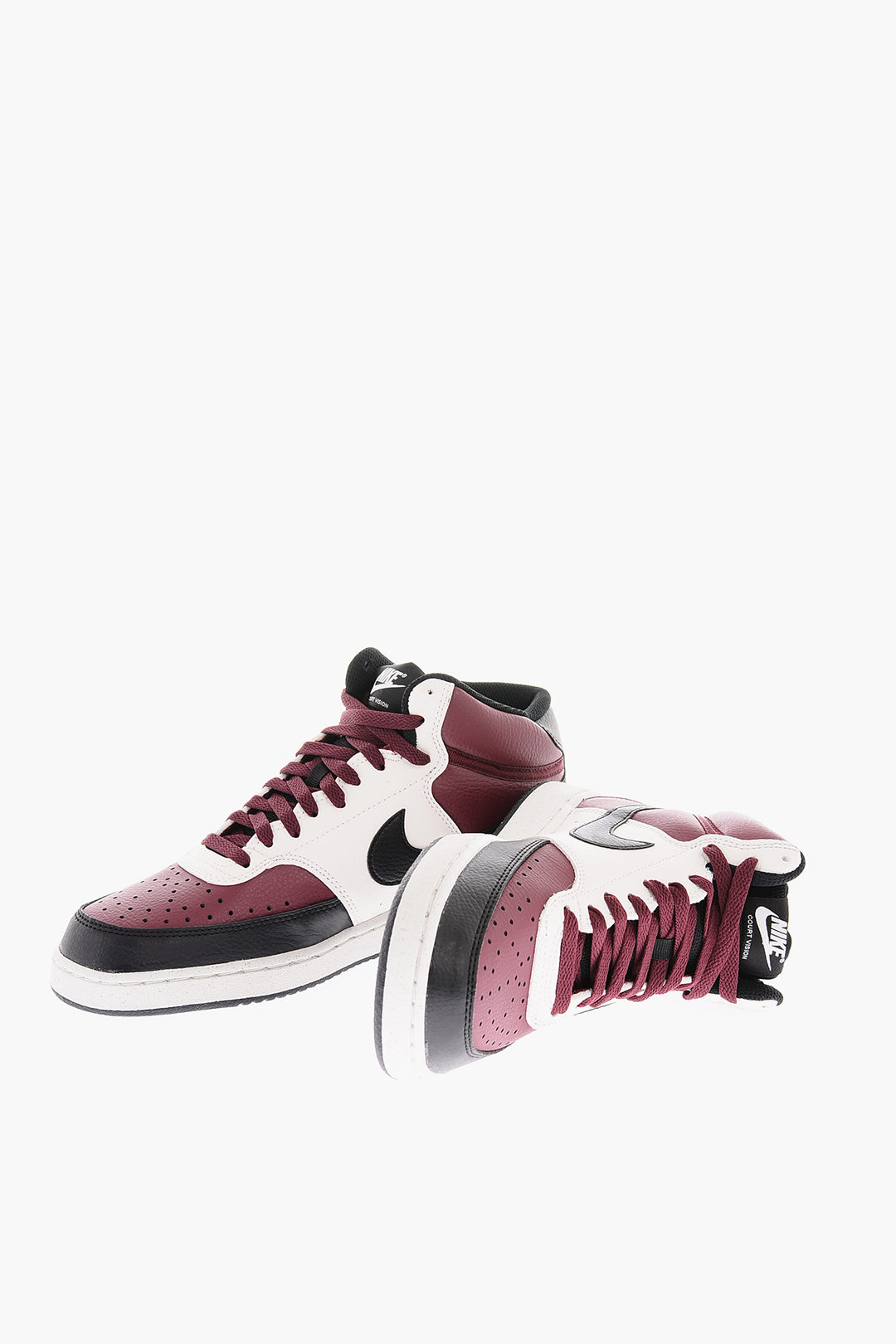 Faux Leather COURT VISION MID Sneakers