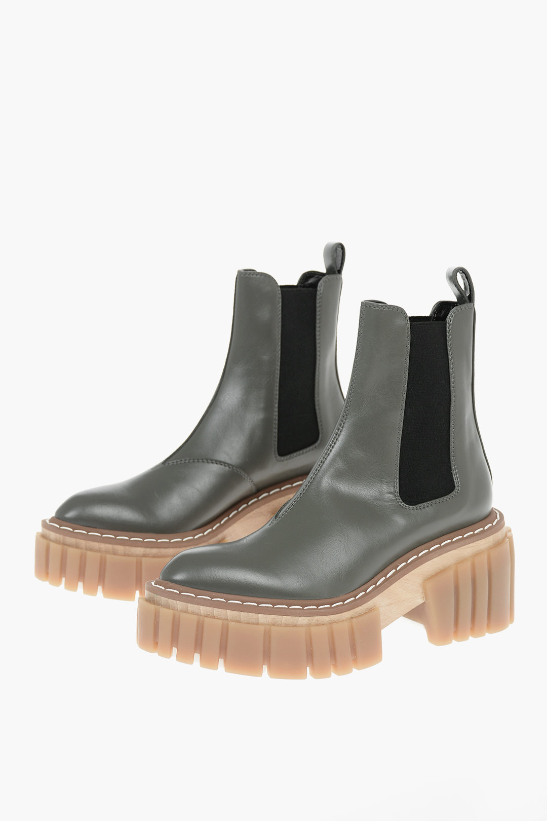Stella McCartney Faux-leather EMILIE Pointed-toed Chelsea Stella McCartney Faux-leather EMILIE Pointed-toed Chelsea
