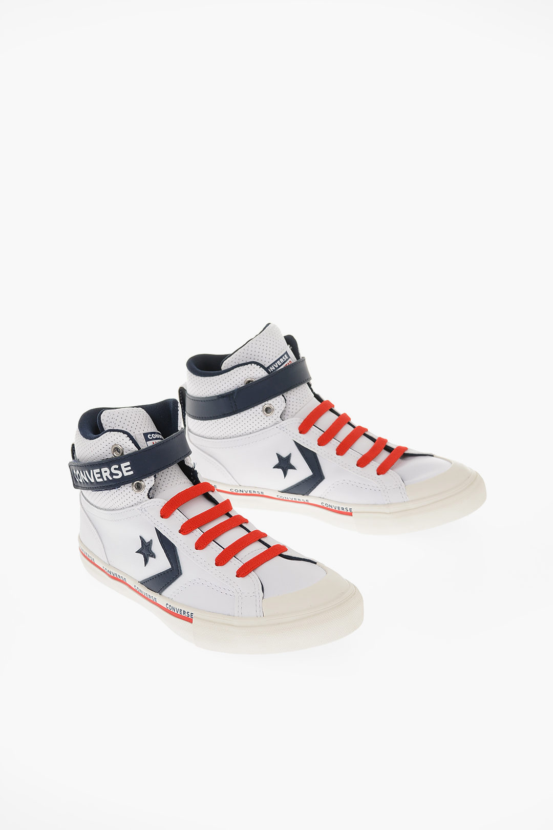 converse leather high tops kids