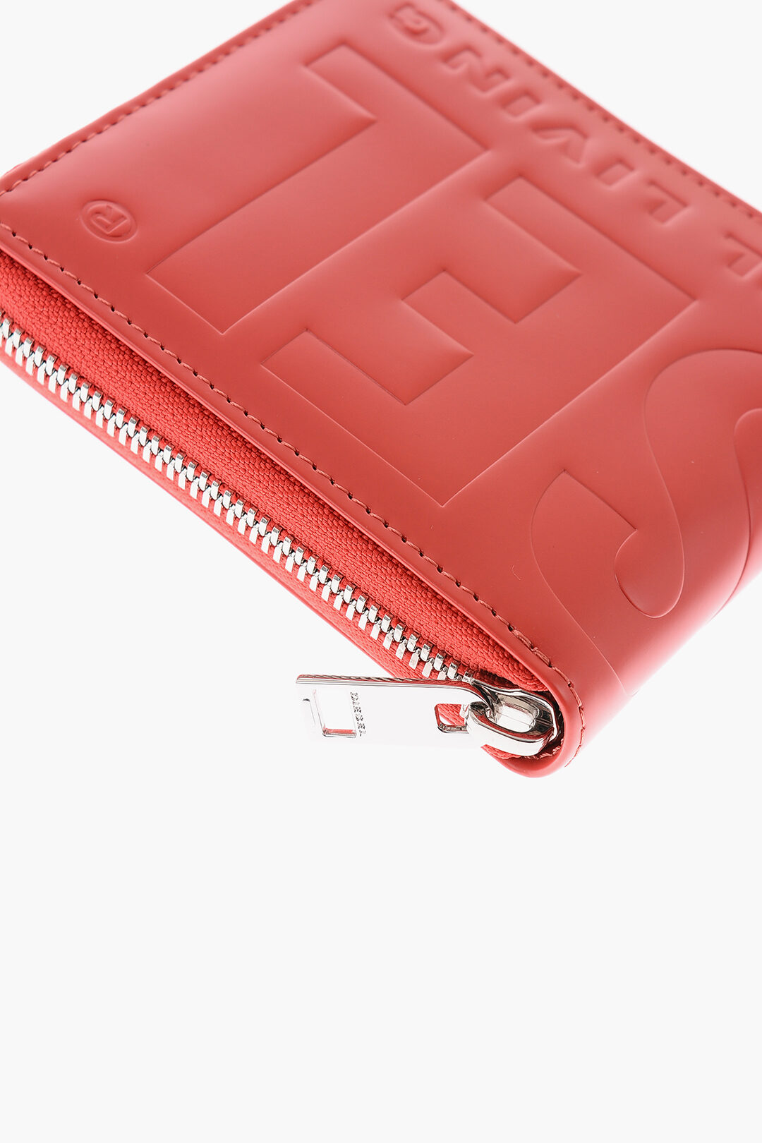 Diesel Faux Leather HIRESH XS Wallet with Zip Closure and Coin Pocket 남성 -  Glamood Outlet