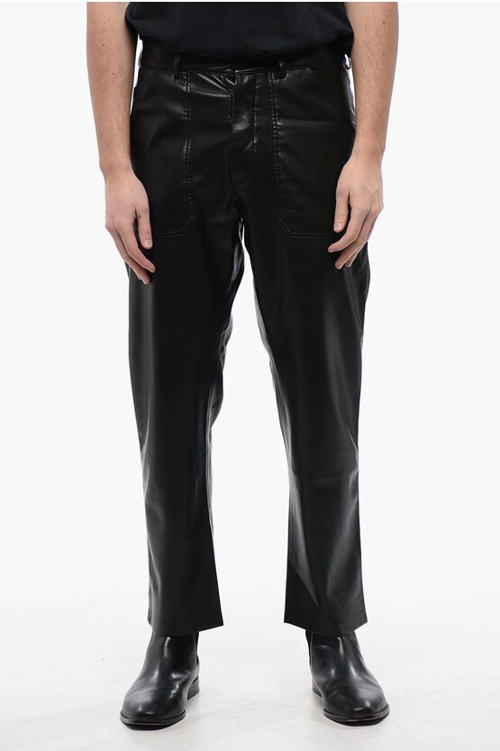 Nanushka Faux Leather Jasper 5-pockets Pants