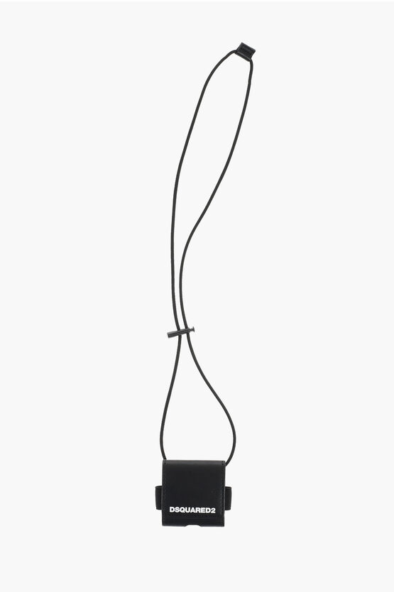 Dsquared2 Faux Leather Neck Airpods Case Grösse Unica