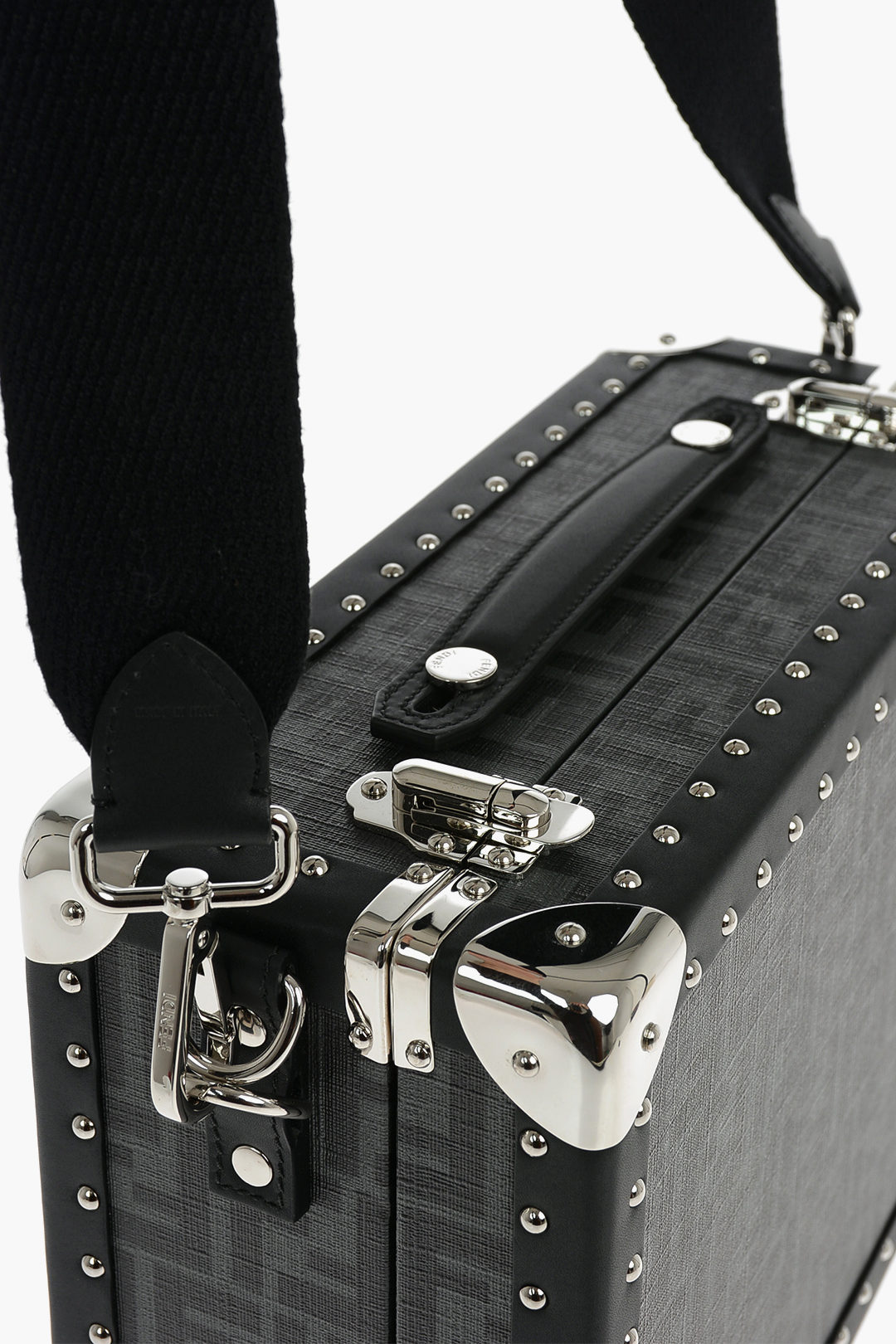 Fendi monogram-print Leather Clutch Bag