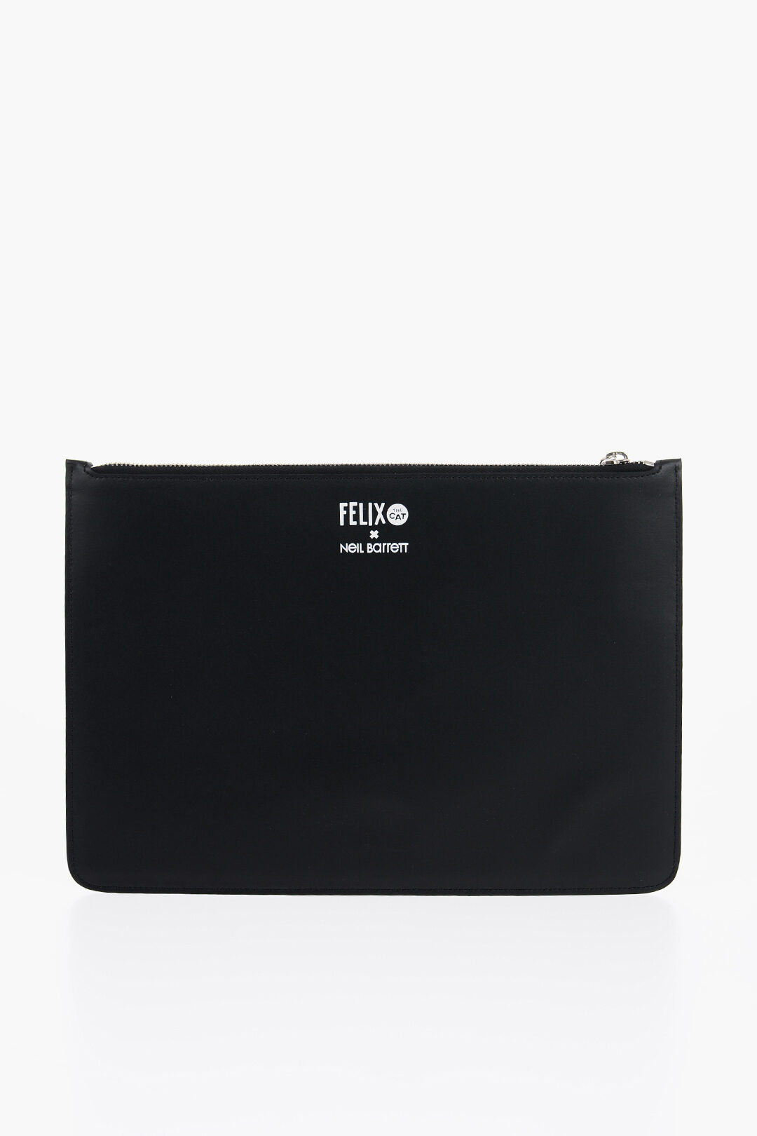Neil Barrett FELIX THE CAT' Leather Pouch With Contrast
