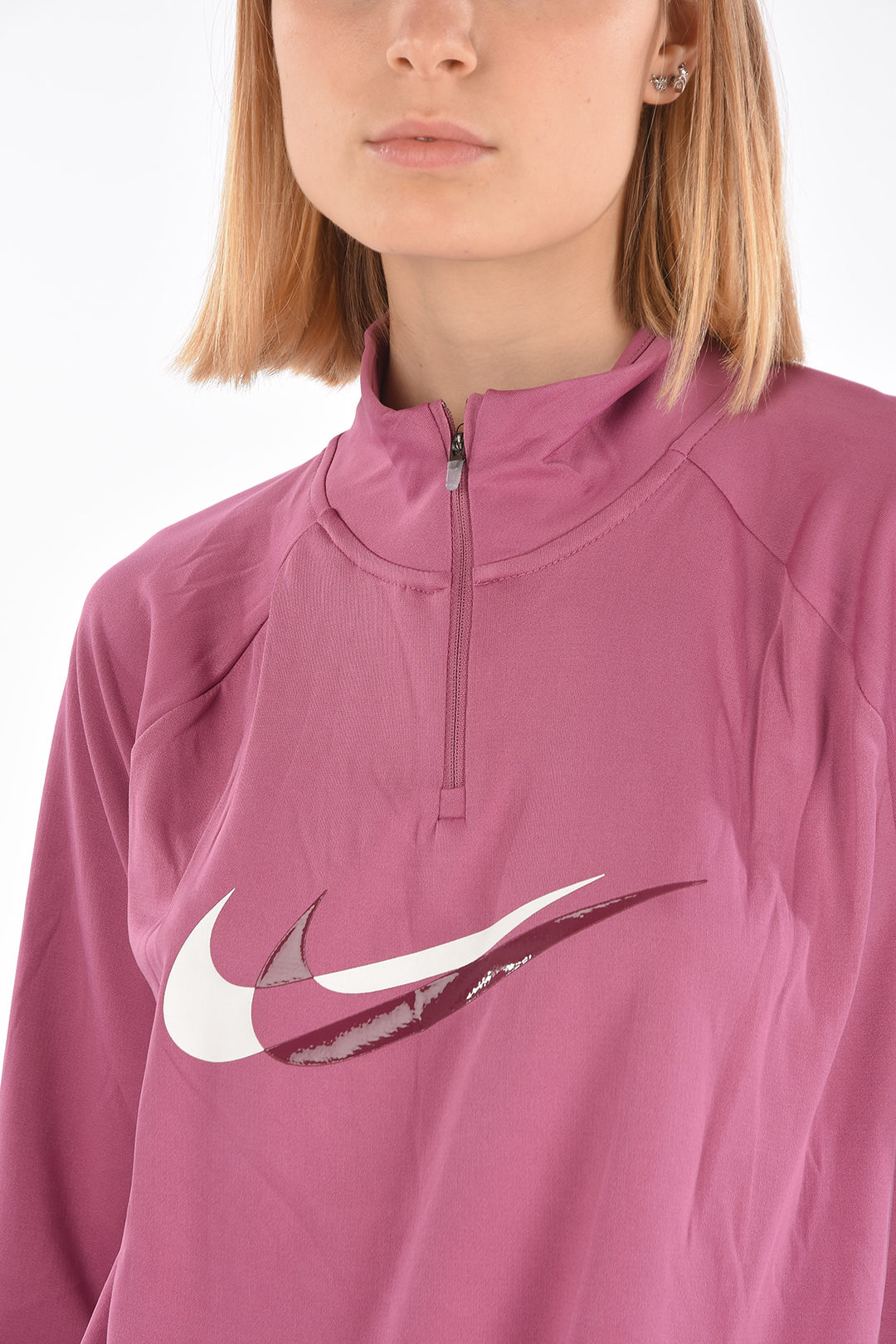 Nike Felpa Dry Fit a Collo Alto donna - Outlet