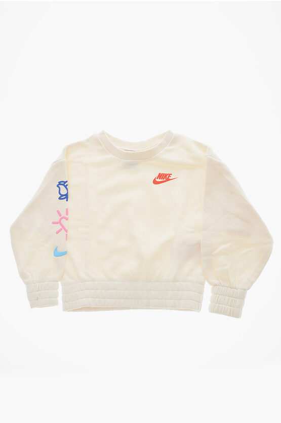 Felpa Girocollo con Banda Elastica sul Fondo