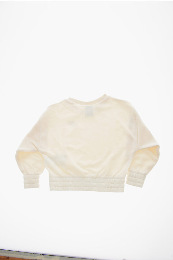 Felpa Girocollo con Banda Elastica sul Fondo