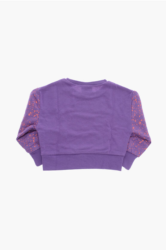 Felpa Girocollo con Logo Stampato