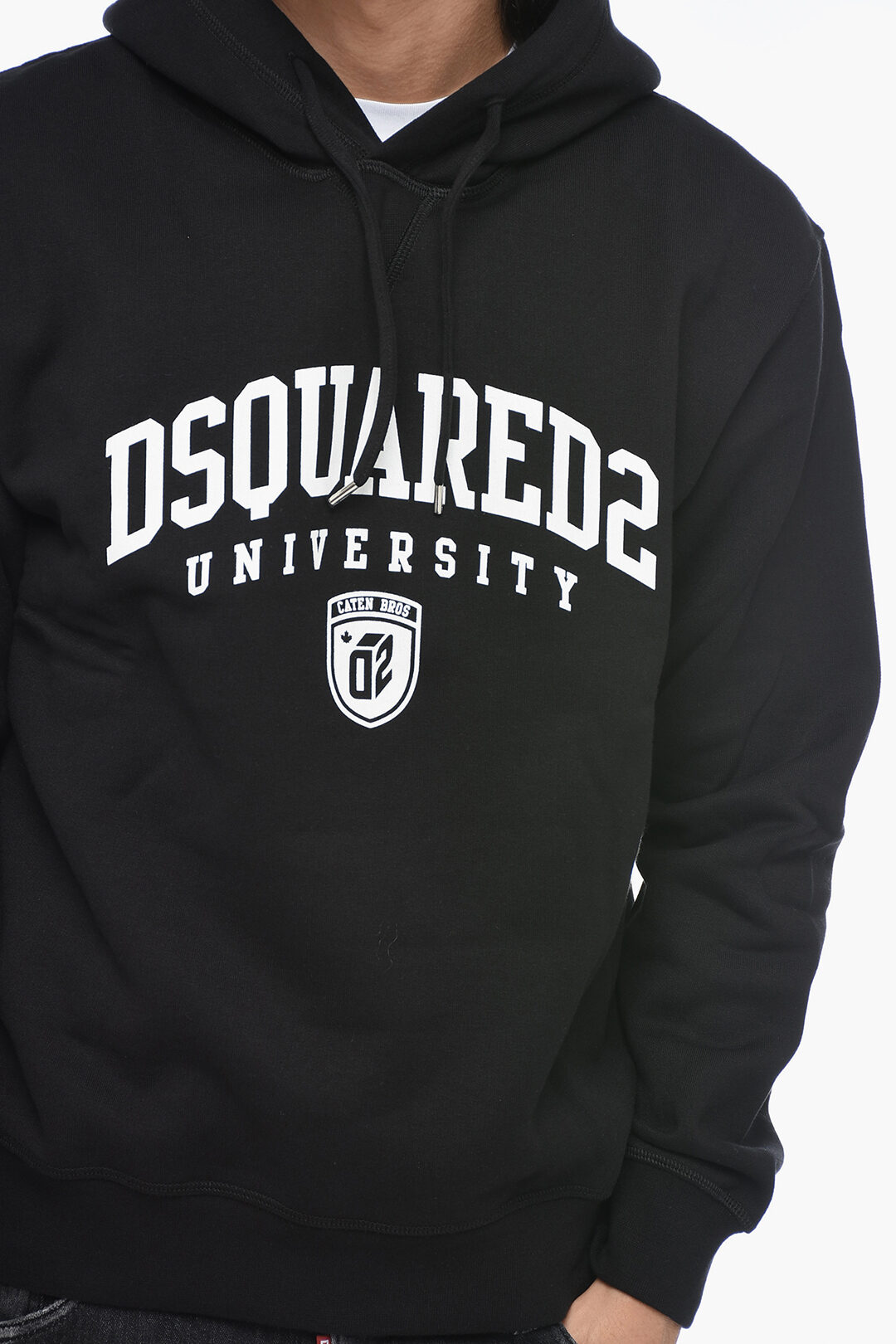 Felpa Hoodie Cool Fit con Stampa UNIVERSITY