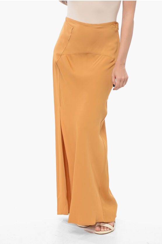 Calvin Klein Flared Skirt With Side Slit