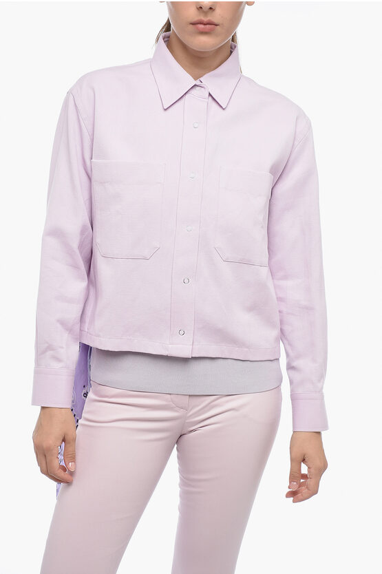 DESTIN FLAX BLEND MARINA CROPPED FIT SHIRT