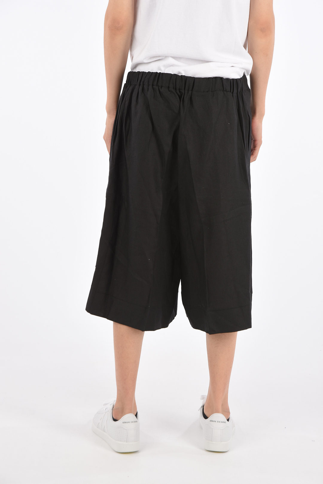 Sabato Russo flax drawstring waist shorts 남성 - Glamood Outlet